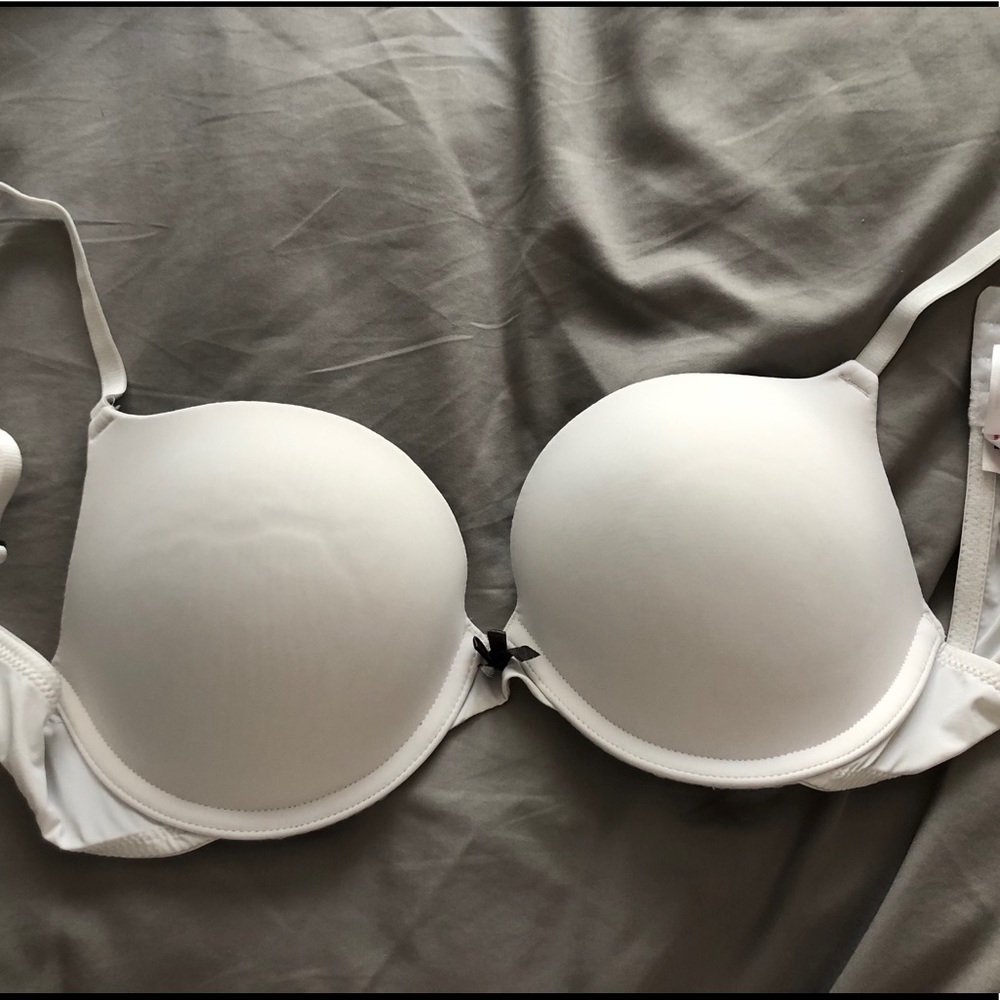 White push up bra
